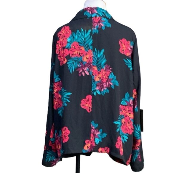 GNW Open Front Softshell Blazer Floral Great Northwest - Picture 5 of 9